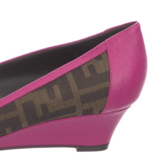 FENDI FF Logo Wedges - Picture 7 of 16